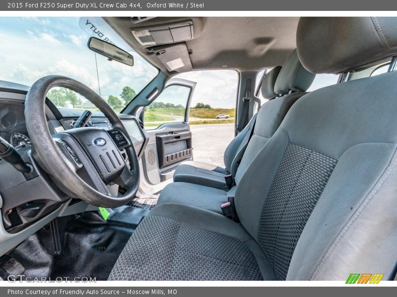 Oxford White / Steel 2015 Ford F250 Super Duty XL Crew Cab 4x4