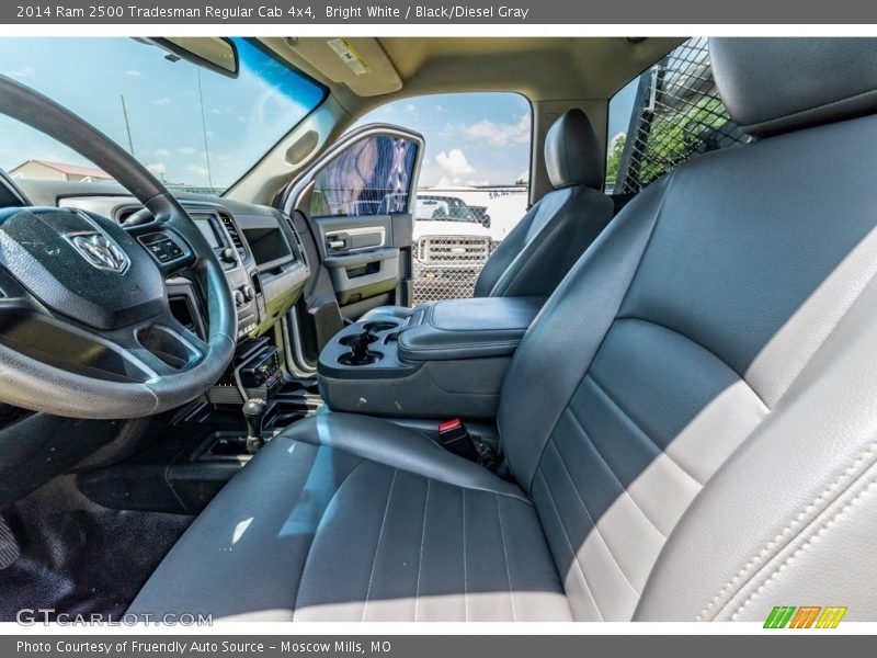 Bright White / Black/Diesel Gray 2014 Ram 2500 Tradesman Regular Cab 4x4