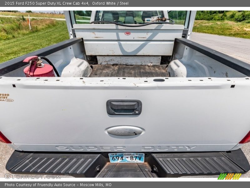 Oxford White / Steel 2015 Ford F250 Super Duty XL Crew Cab 4x4