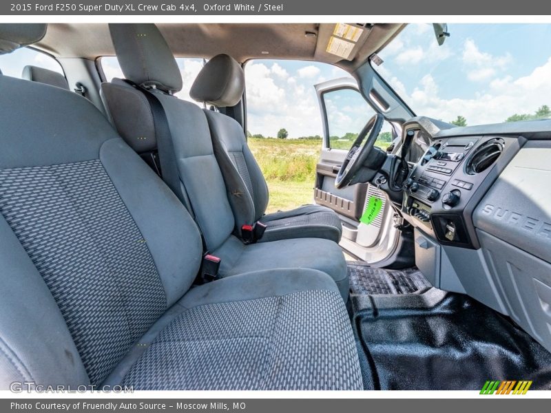 Oxford White / Steel 2015 Ford F250 Super Duty XL Crew Cab 4x4