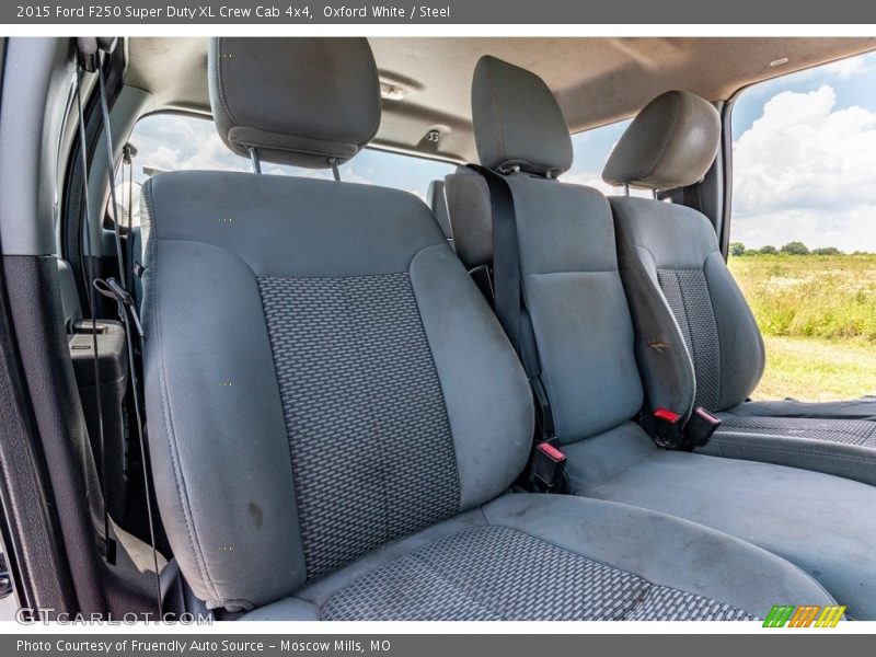 Oxford White / Steel 2015 Ford F250 Super Duty XL Crew Cab 4x4