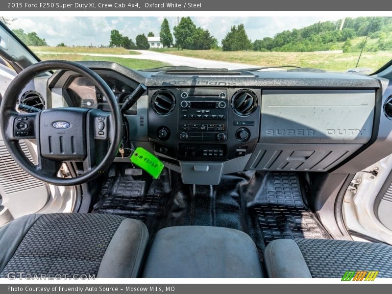 Oxford White / Steel 2015 Ford F250 Super Duty XL Crew Cab 4x4