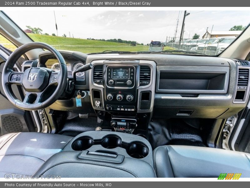Bright White / Black/Diesel Gray 2014 Ram 2500 Tradesman Regular Cab 4x4