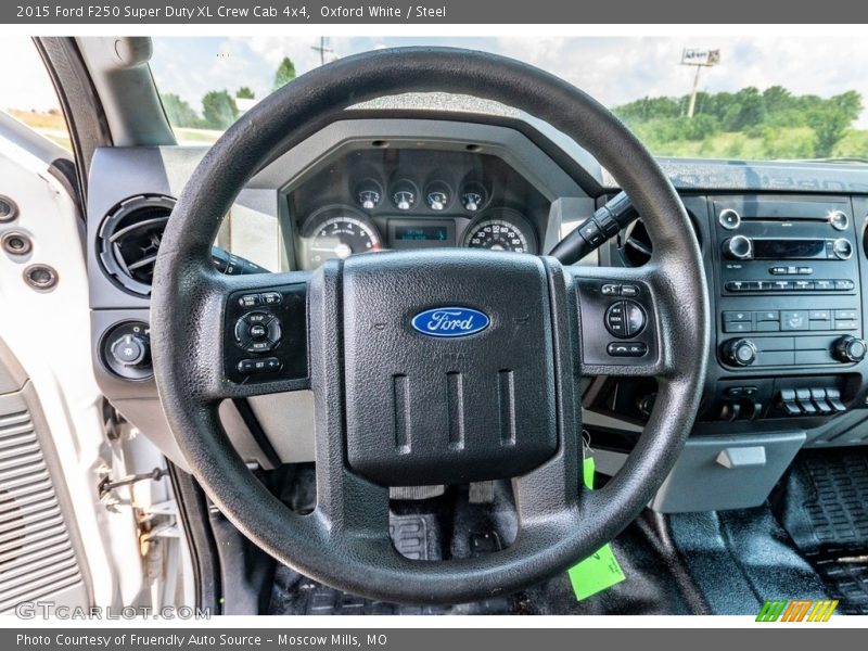 Oxford White / Steel 2015 Ford F250 Super Duty XL Crew Cab 4x4