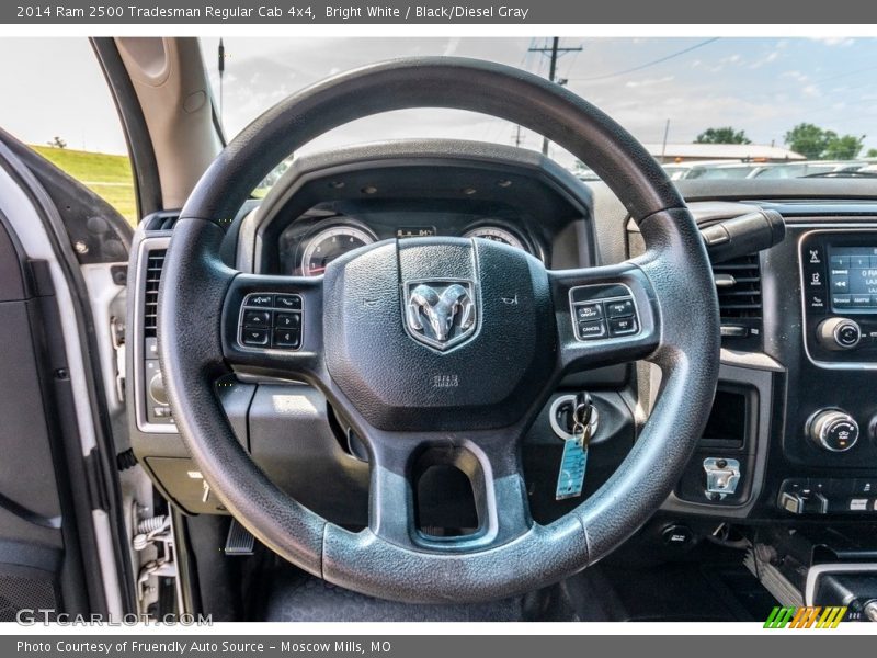 Bright White / Black/Diesel Gray 2014 Ram 2500 Tradesman Regular Cab 4x4
