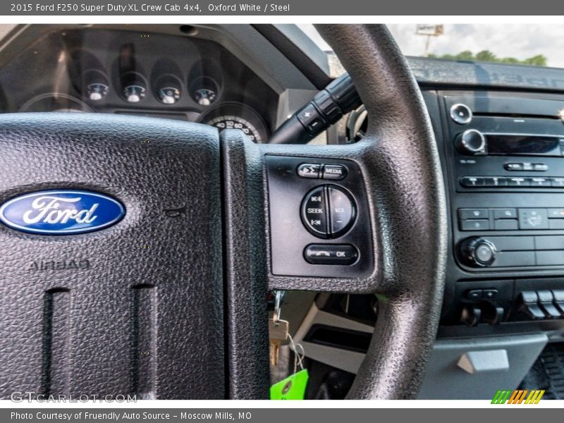 Oxford White / Steel 2015 Ford F250 Super Duty XL Crew Cab 4x4