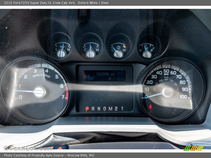 Oxford White / Steel 2015 Ford F250 Super Duty XL Crew Cab 4x4