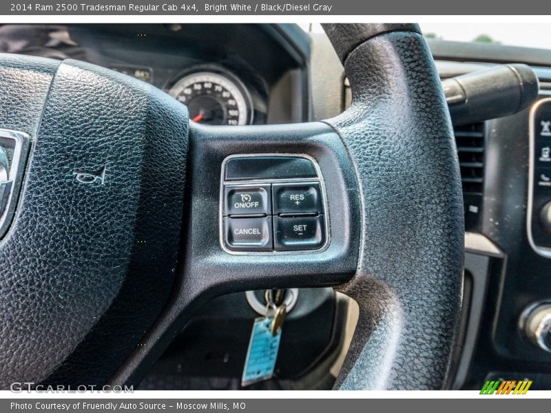 Bright White / Black/Diesel Gray 2014 Ram 2500 Tradesman Regular Cab 4x4