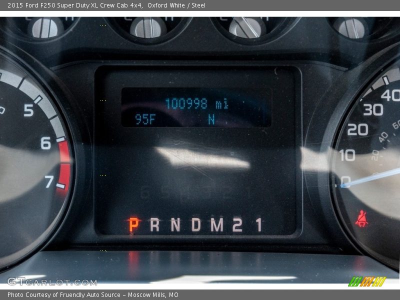 Oxford White / Steel 2015 Ford F250 Super Duty XL Crew Cab 4x4