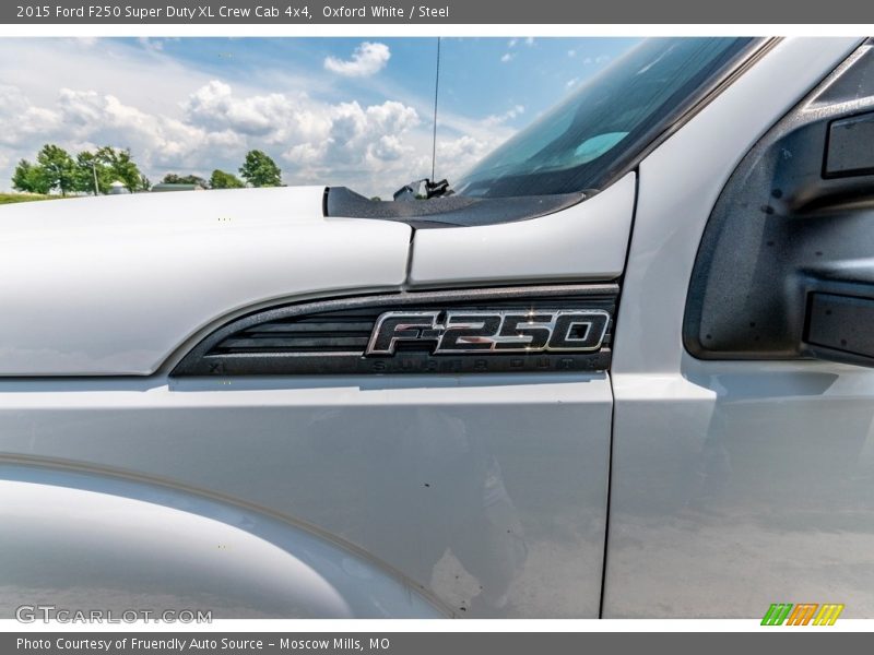 Oxford White / Steel 2015 Ford F250 Super Duty XL Crew Cab 4x4