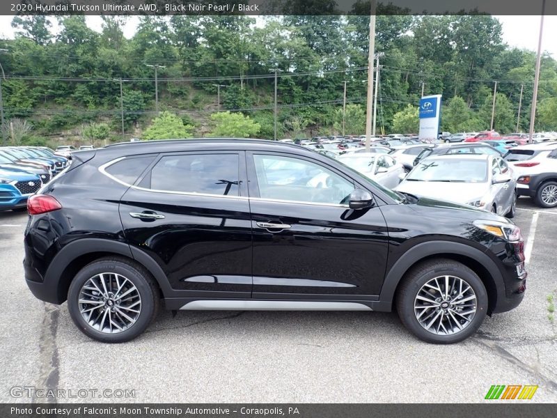 Black Noir Pearl / Black 2020 Hyundai Tucson Ultimate AWD