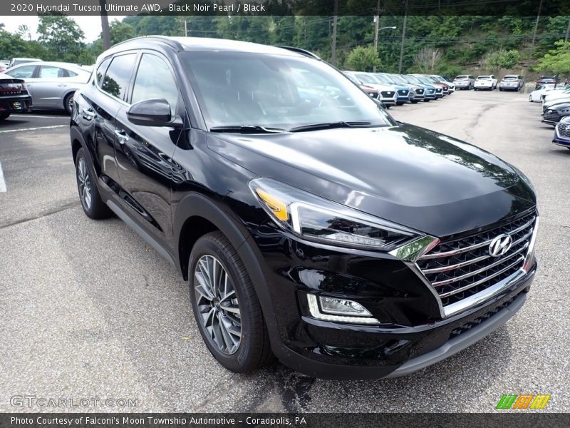 Black Noir Pearl / Black 2020 Hyundai Tucson Ultimate AWD