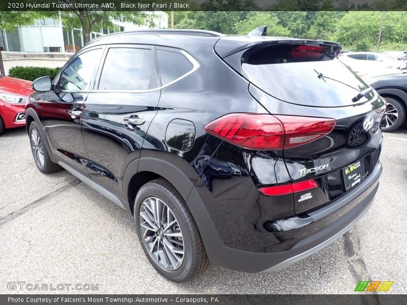 Black Noir Pearl / Black 2020 Hyundai Tucson Ultimate AWD