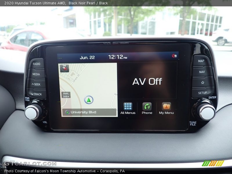 Black Noir Pearl / Black 2020 Hyundai Tucson Ultimate AWD