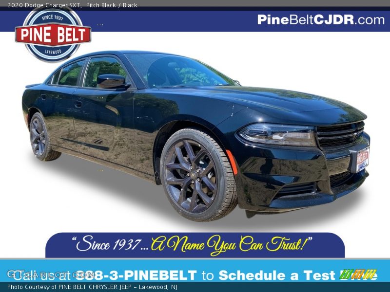 Pitch Black / Black 2020 Dodge Charger SXT