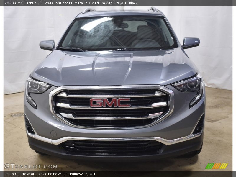 Satin Steel Metallic / Medium Ash Gray/Jet Black 2020 GMC Terrain SLT AWD