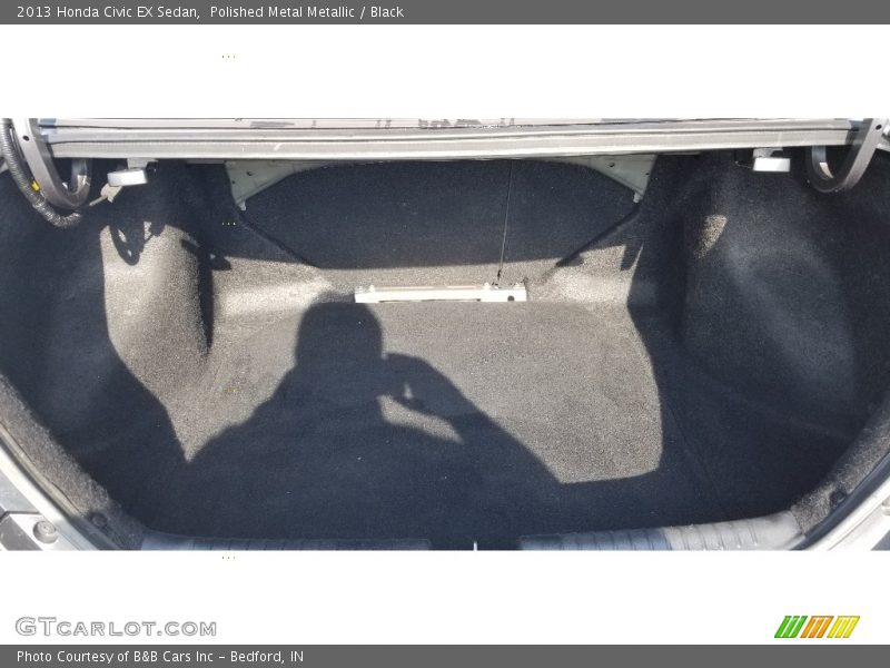 Polished Metal Metallic / Black 2013 Honda Civic EX Sedan
