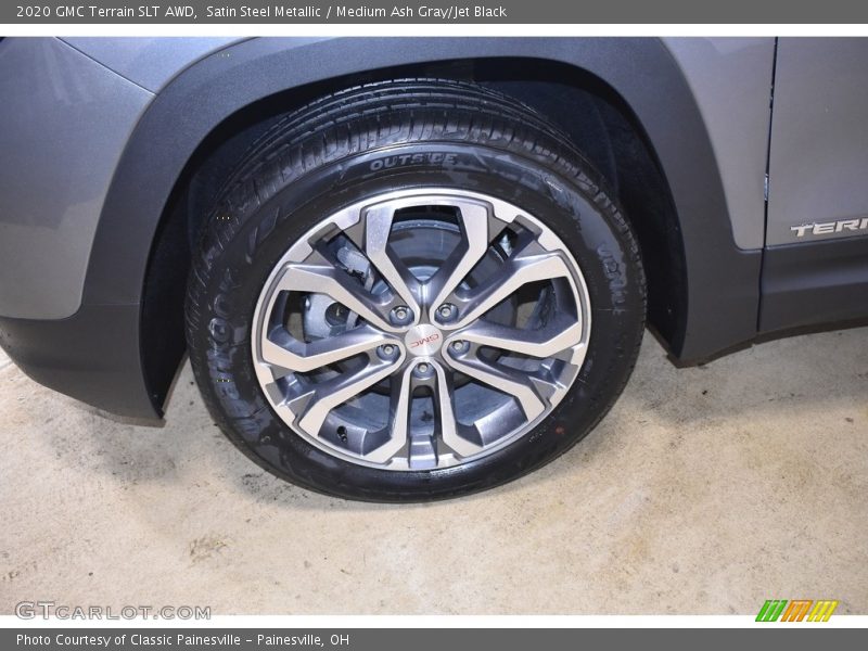 Satin Steel Metallic / Medium Ash Gray/Jet Black 2020 GMC Terrain SLT AWD