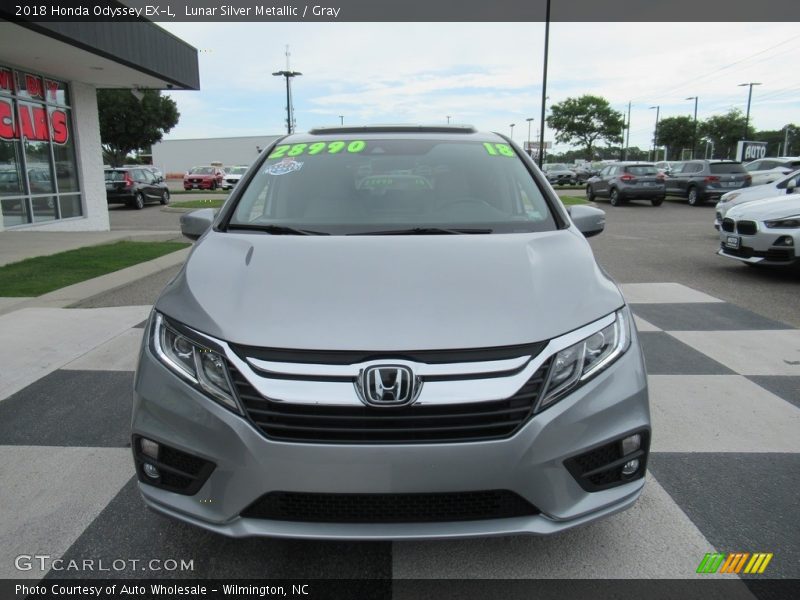 Lunar Silver Metallic / Gray 2018 Honda Odyssey EX-L