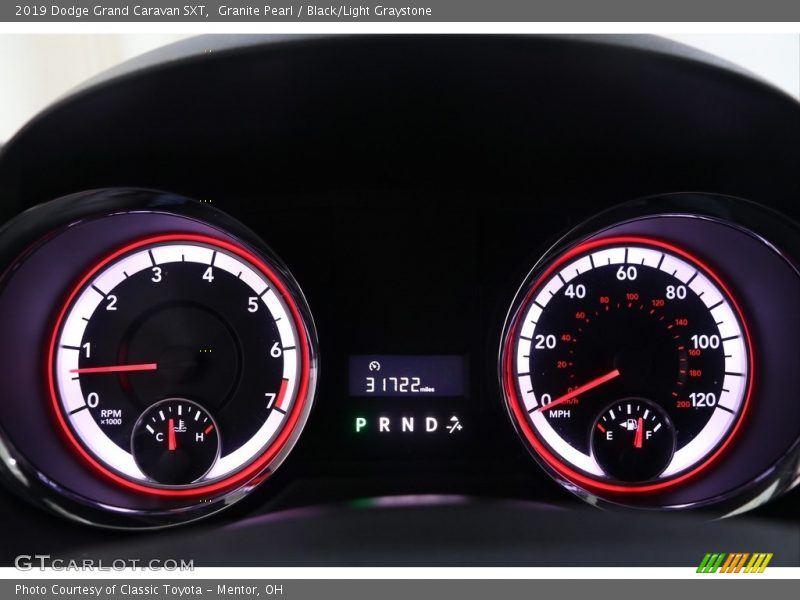 Granite Pearl / Black/Light Graystone 2019 Dodge Grand Caravan SXT