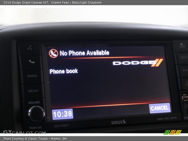 Granite Pearl / Black/Light Graystone 2019 Dodge Grand Caravan SXT