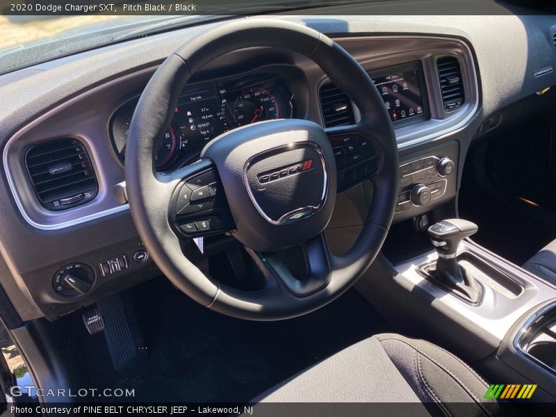 Pitch Black / Black 2020 Dodge Charger SXT