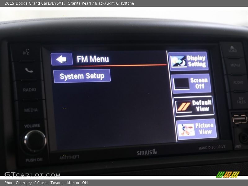 Granite Pearl / Black/Light Graystone 2019 Dodge Grand Caravan SXT