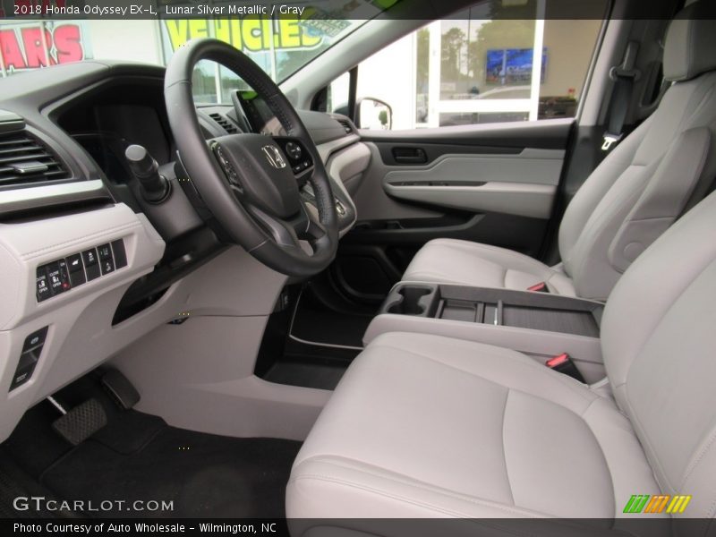 Lunar Silver Metallic / Gray 2018 Honda Odyssey EX-L
