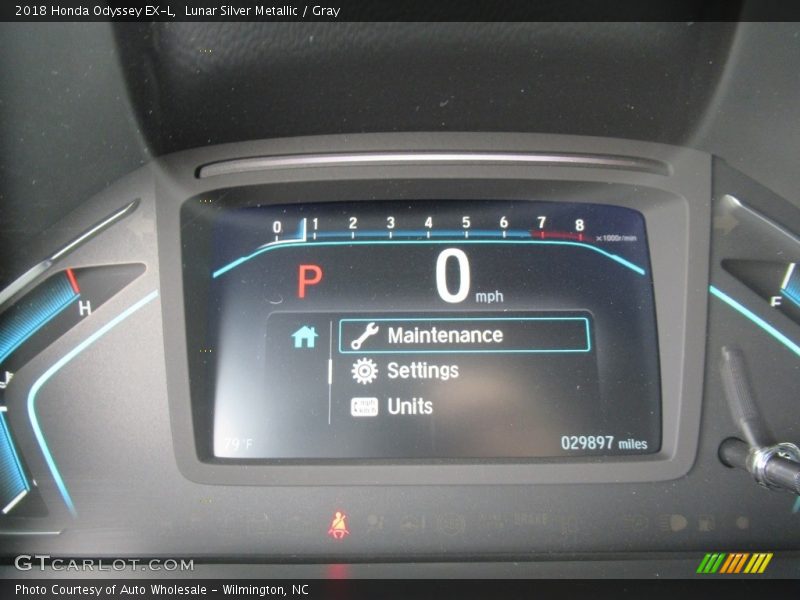 Lunar Silver Metallic / Gray 2018 Honda Odyssey EX-L