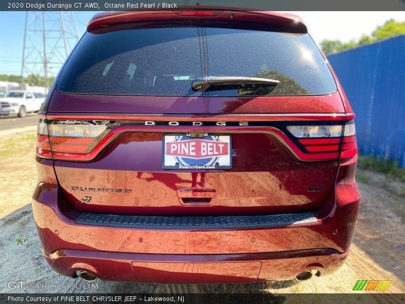 Octane Red Pearl / Black 2020 Dodge Durango GT AWD