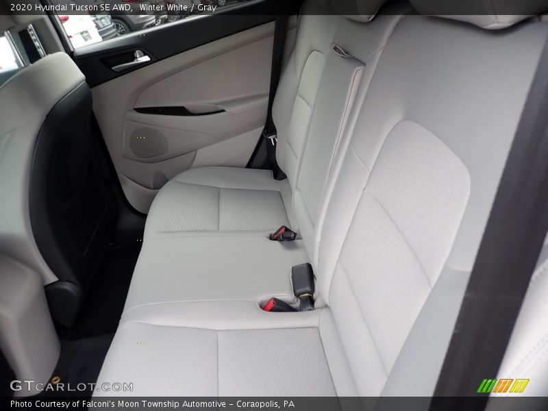 Winter White / Gray 2020 Hyundai Tucson SE AWD