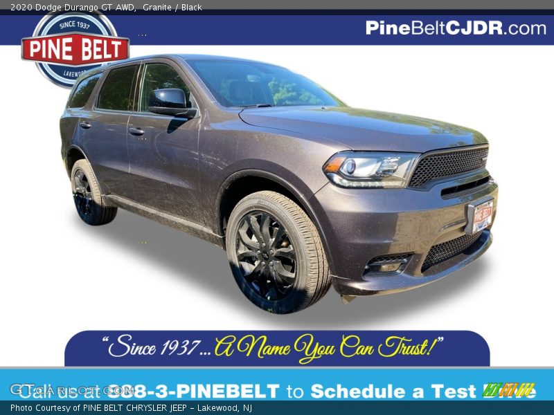 Granite / Black 2020 Dodge Durango GT AWD