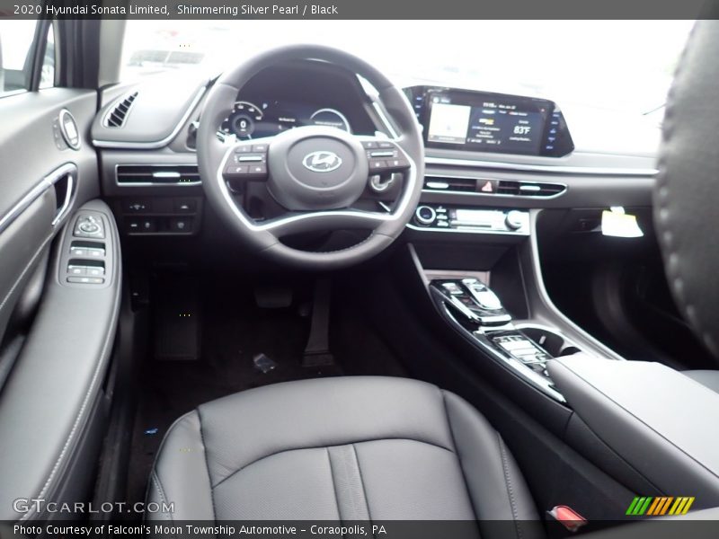 Shimmering Silver Pearl / Black 2020 Hyundai Sonata Limited