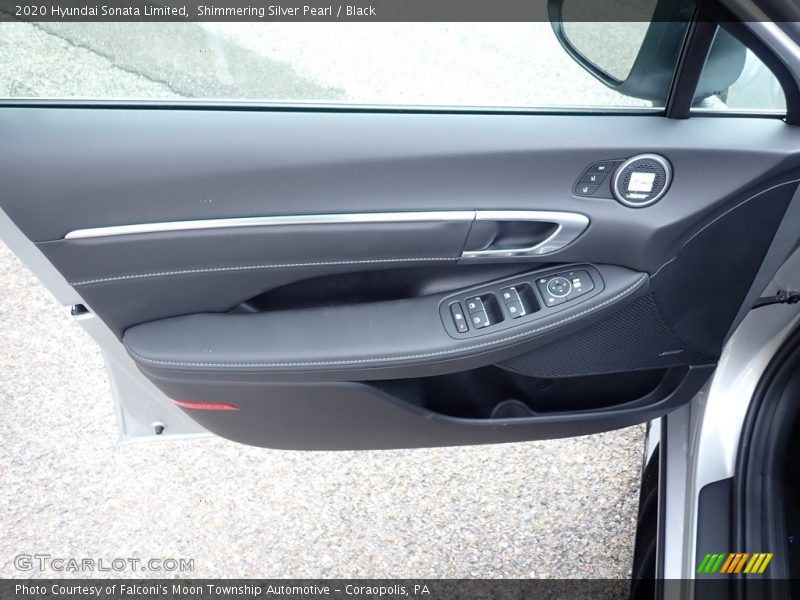 Shimmering Silver Pearl / Black 2020 Hyundai Sonata Limited