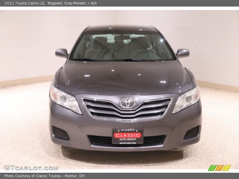 Magnetic Gray Metallic / Ash 2011 Toyota Camry LE