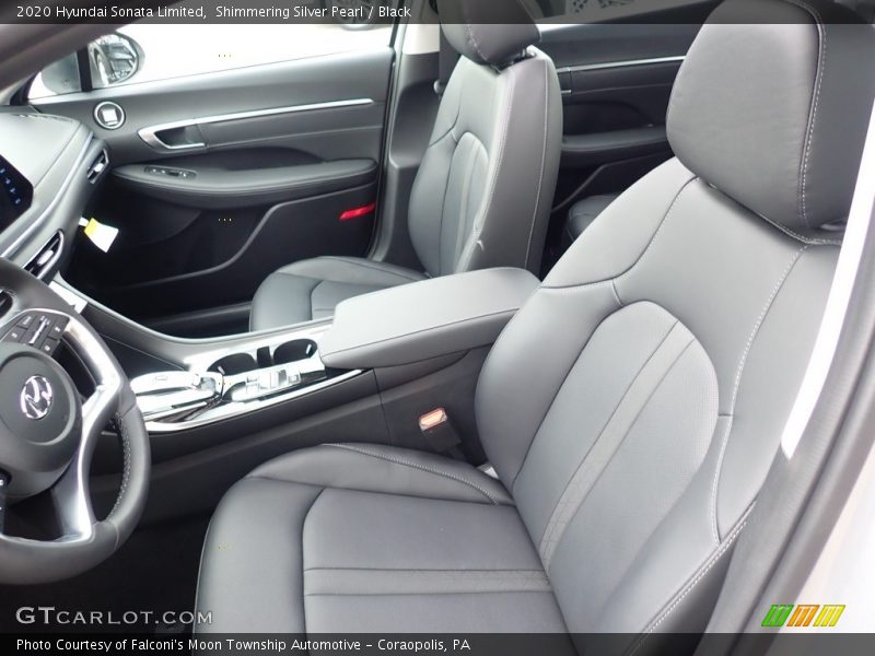 Shimmering Silver Pearl / Black 2020 Hyundai Sonata Limited