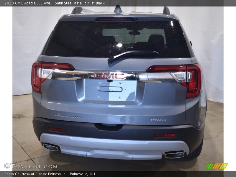 Satin Steel Metallic / Jet Black 2020 GMC Acadia SLE AWD