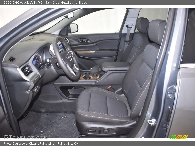 Satin Steel Metallic / Jet Black 2020 GMC Acadia SLE AWD