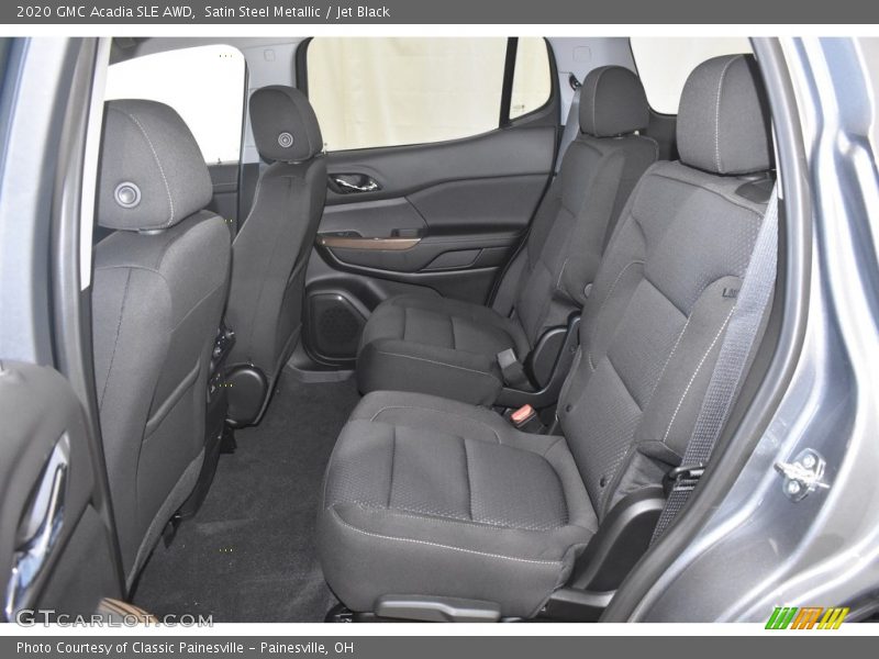 Satin Steel Metallic / Jet Black 2020 GMC Acadia SLE AWD