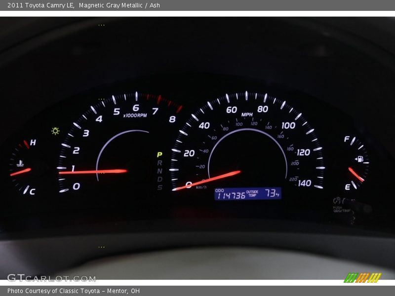 Magnetic Gray Metallic / Ash 2011 Toyota Camry LE