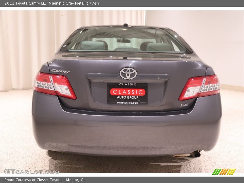 Magnetic Gray Metallic / Ash 2011 Toyota Camry LE