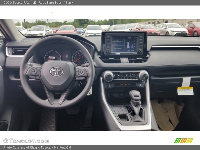 Ruby Flare Pearl / Black 2020 Toyota RAV4 LE