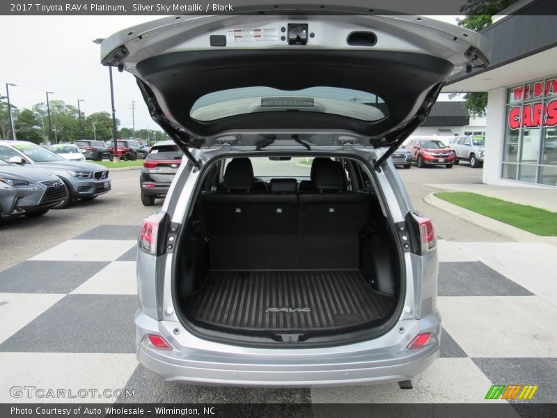 Silver Sky Metallic / Black 2017 Toyota RAV4 Platinum