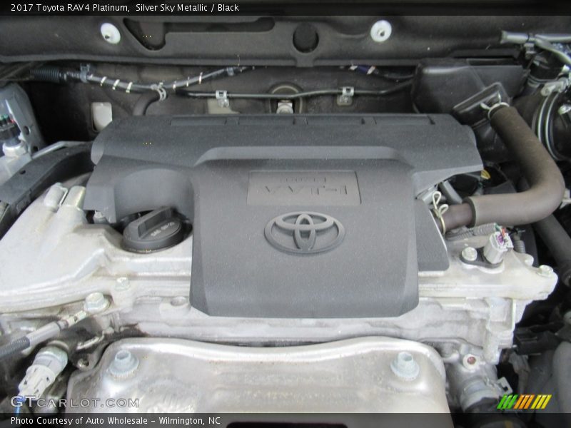 Silver Sky Metallic / Black 2017 Toyota RAV4 Platinum