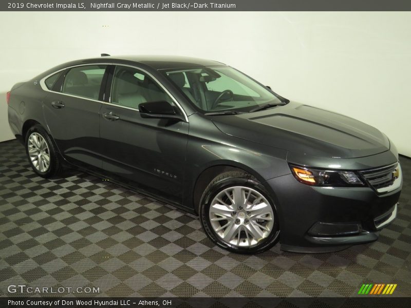 Nightfall Gray Metallic / Jet Black/­Dark Titanium 2019 Chevrolet Impala LS