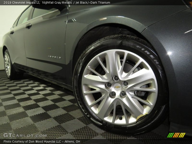Nightfall Gray Metallic / Jet Black/­Dark Titanium 2019 Chevrolet Impala LS