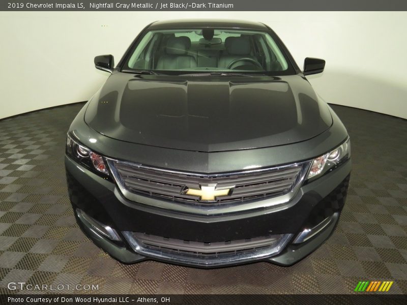 Nightfall Gray Metallic / Jet Black/­Dark Titanium 2019 Chevrolet Impala LS
