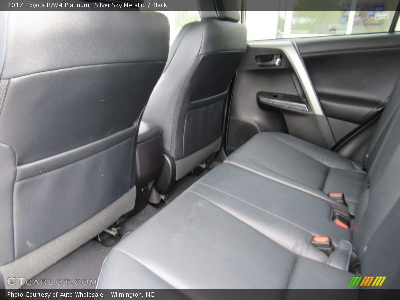 Silver Sky Metallic / Black 2017 Toyota RAV4 Platinum