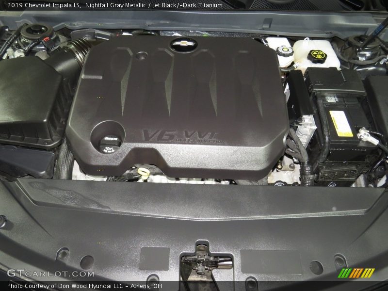 Nightfall Gray Metallic / Jet Black/­Dark Titanium 2019 Chevrolet Impala LS