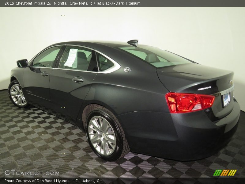 Nightfall Gray Metallic / Jet Black/­Dark Titanium 2019 Chevrolet Impala LS